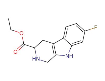 7-fluoro-1,2,3,4-tetrahydro-β-carbolin-3-carboxylic acid ethyl ester
