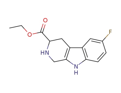 6-fluoro-1,2,3,4-tetrahydro-β-carbolin-3-carboxylic acid ethyl ester
