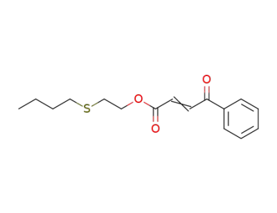 2-butylthioethyl β-benzoylacrylate